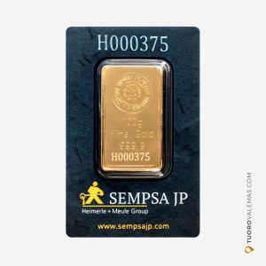Lingote de Oro SEMPSA – 100 g