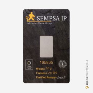 Lingote de Plata SEMPSA – 50 g